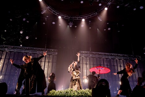 「LiVE is Smile Always～Eve&Birth～」日本武道館公演の様子。（撮影：Viola Kam［V'z Twinkle］）