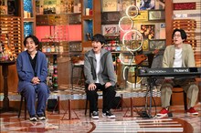 左から水野良樹（いきものがかり）、小出祐介（Base Ball Bear）、Kan Sano。(c)テレビ朝日