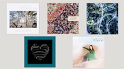 上段左からOfficial髭男dism「HELLO EP」、sumika「Harmonize e.p」、Aimer「ninelie EP」、下段左からマカロニえんぴつ「愛を知らずに魔法は使えない」、milet「Flare」のジャケット。