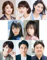 上段左から樋口日奈（乃木坂46）、筧美和子、橋本マナミ。中段左から中村舞（STU48）、杏花。下段左から青木瞭、佐伯大地、吉田ウーロン太。