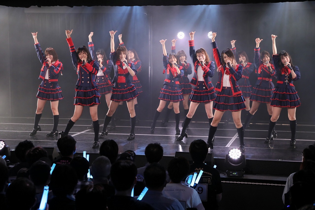 SKE48「僕の太陽」大場美奈卒業公演の様子。