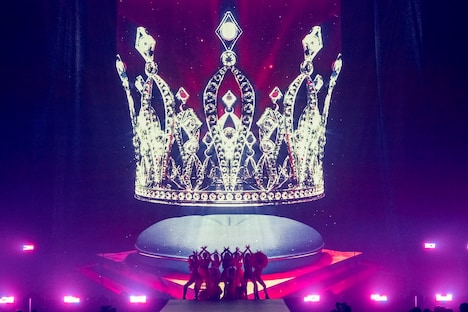 「TWICE 4TH WORLD TOUR 'III' IN JAPAN」東京ドーム公演の様子。（撮影：田中聖太郎）