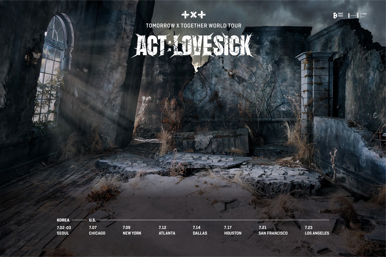 「TOMORROW X TOGETHER WORLD TOUR＜ACT : LOVE SICK＞」ビジュアル (P)&(C)BIGHIT MUSIC