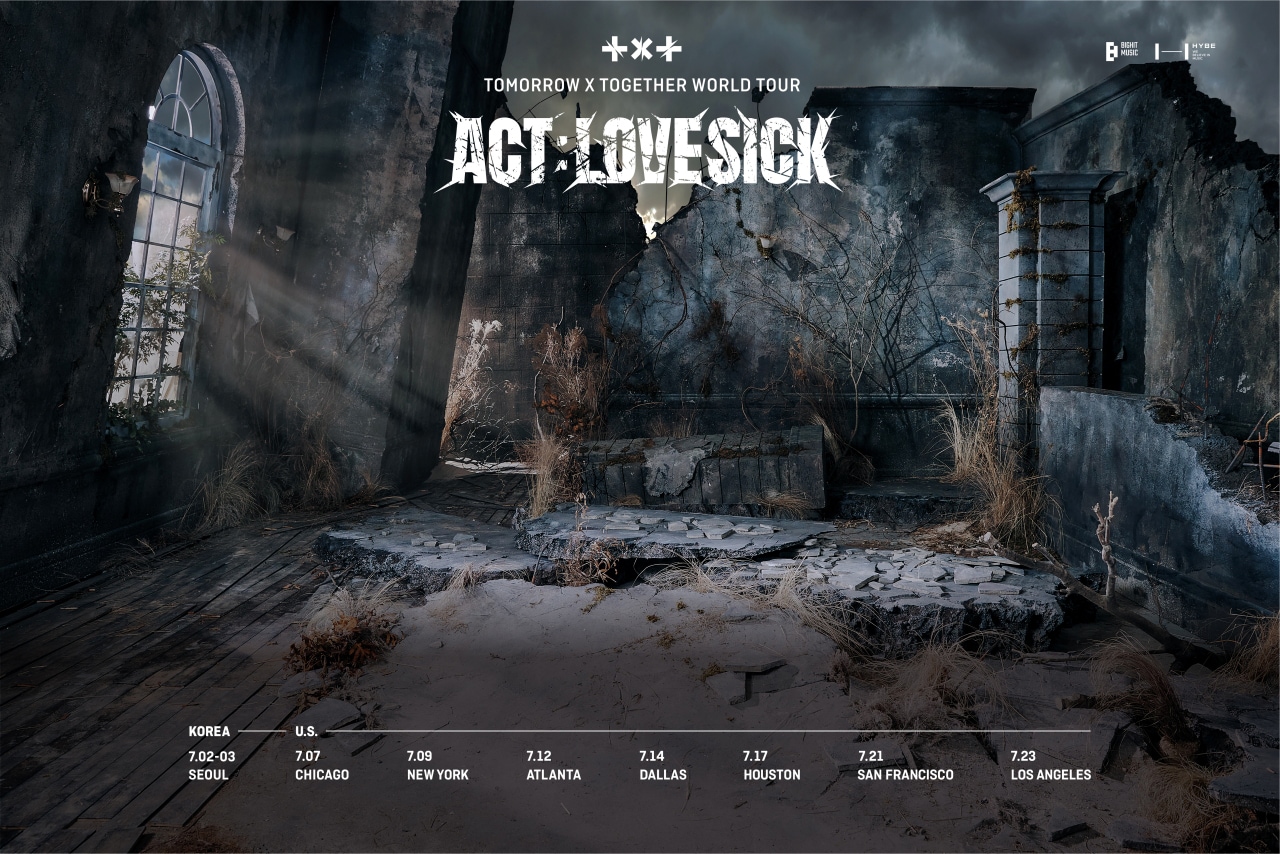 「TOMORROW X TOGETHER WORLD TOUR＜ACT : LOVE SICK＞」ビジュアル (P)&(C)BIGHIT MUSIC