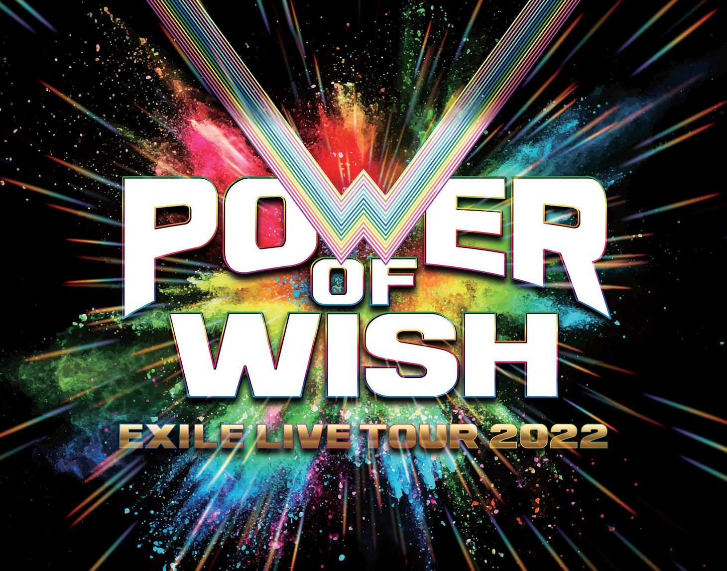 「EXILE LIVE TOUR 2022 "POWER OF WISH"」ロゴ