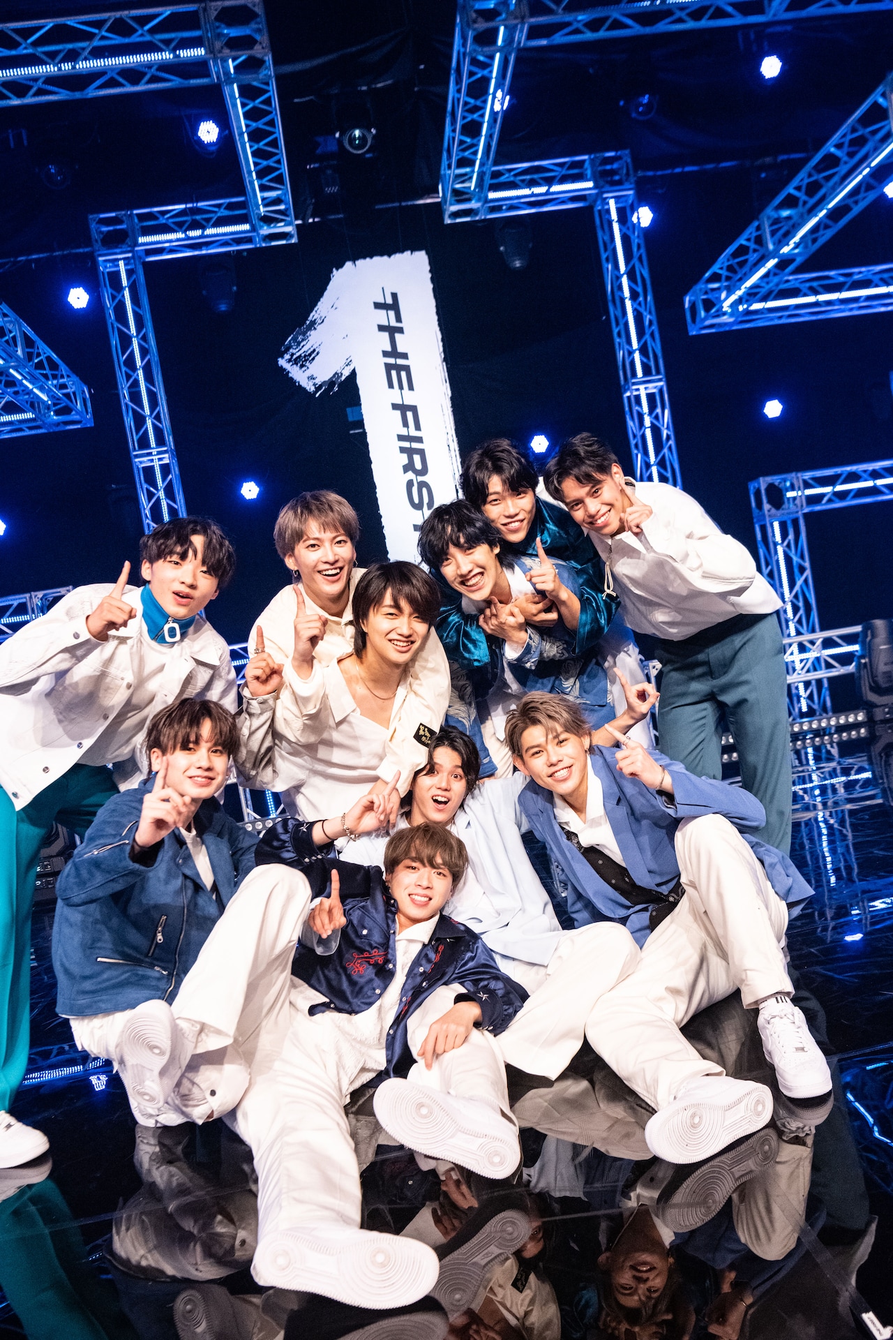 「THE FIRST」収録時の様子。