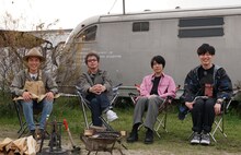 左からたけだバーベキュー、奥田民生、山内総一郎（フジファブリック）、遠山大輔（グランジ）。