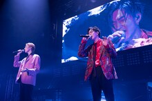 古川毅と池田彪馬。（撮影：米山三郎）