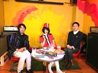 左より黒田マナブ、マリアンヌ東雲、椎名宗之。