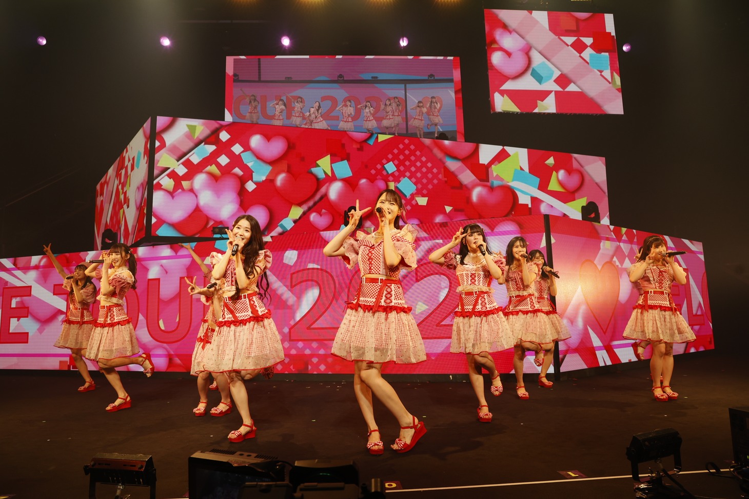 「=LOVE全国ツアー2022『どう考えても、君ってイコラブのこと好きじゃん』」東京・LINE CUBE SHIBUYA（渋谷公会堂）公演の様子。