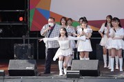 NMB48のライブ後トークの様子。