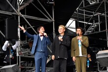 左から稲田直樹（アインシュタイン）、奥田修二（ガクテンソク）、徳井健太（平成ノブシコブシ）。