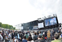 くるりのライブの様子。