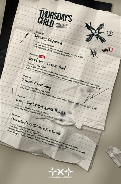 TOMORROW X TOGETHER「minisode 2: Thursday's Child」トラックリスト