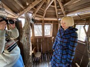 川本和代「人形」ミュージックビデオ撮影中の様子。