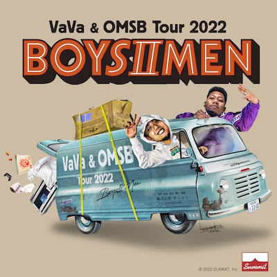 「VaVa & OMSB Tour 2022 "BOYS II MEN"」告知ビジュアル