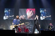 左からJ（LUNA SEA）、TAKA（defspiral）。（撮影：上野宏幸 / 株式会社LINKSOLU）