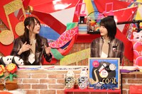 左から弓木奈於、林瑠奈。(c)フジテレビ