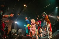 「BiS with STUPiD BOYS for ARABAKI TOUR」岩手・KESEN ROCK FREAKS公演の様子。（Photo by Kanade Nishikata）