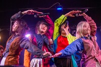 「BiS with STUPiD BOYS for ARABAKI TOUR」岩手・KESEN ROCK FREAKS公演の様子。（Photo by Kanade Nishikata）