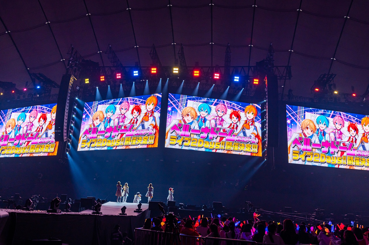 すとぷり「すとろべりーめもりー Vol.Next!!!!」より、5月5日の東京ドーム公演の様子。