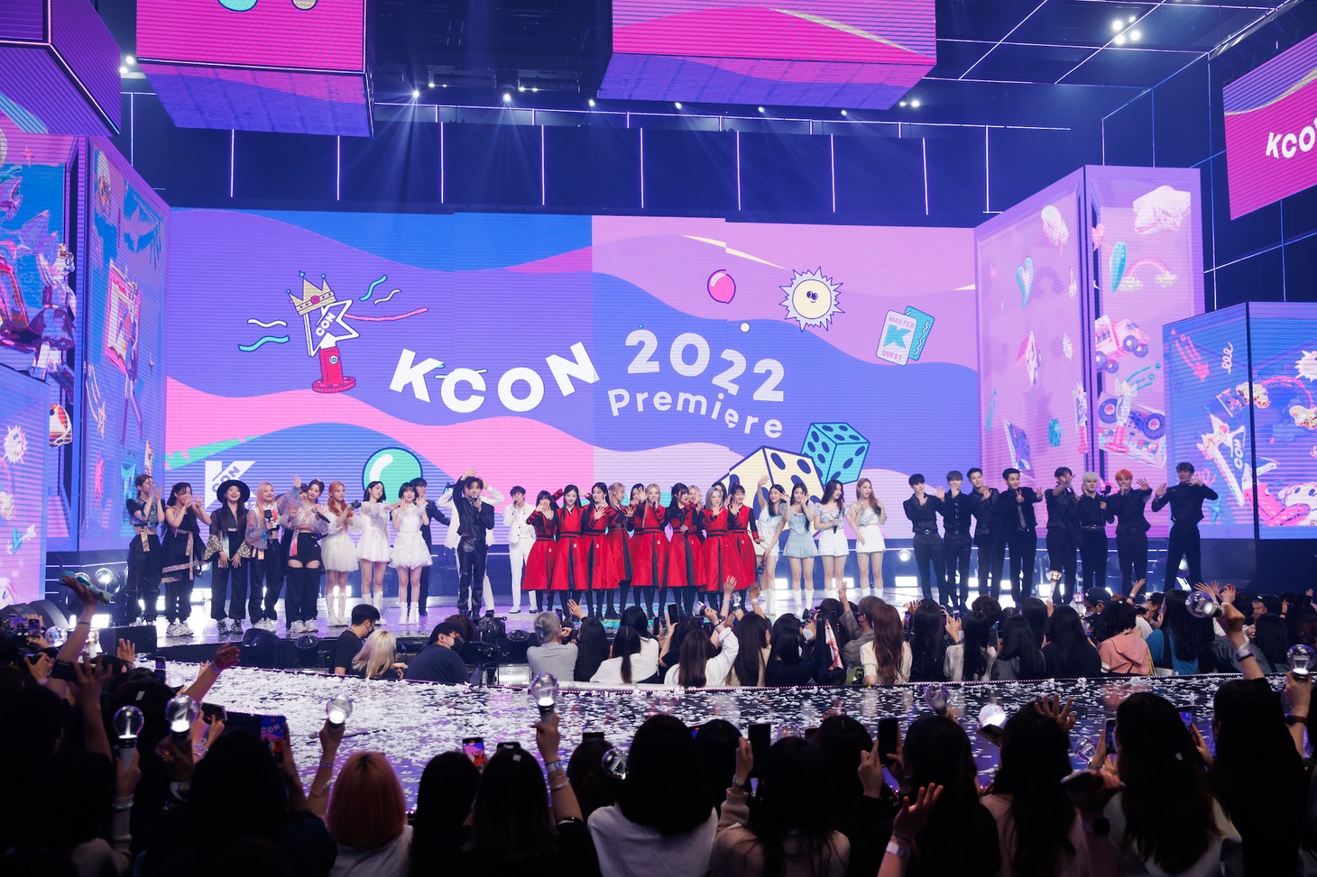 「KCON 2022 Premiere」5月7日公演の様子。 (c) CJ ENM Co., Ltd, All Rights Reserved