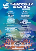 「SUMMER SONIC 2022」幕張公演ステージ別ラインナップ