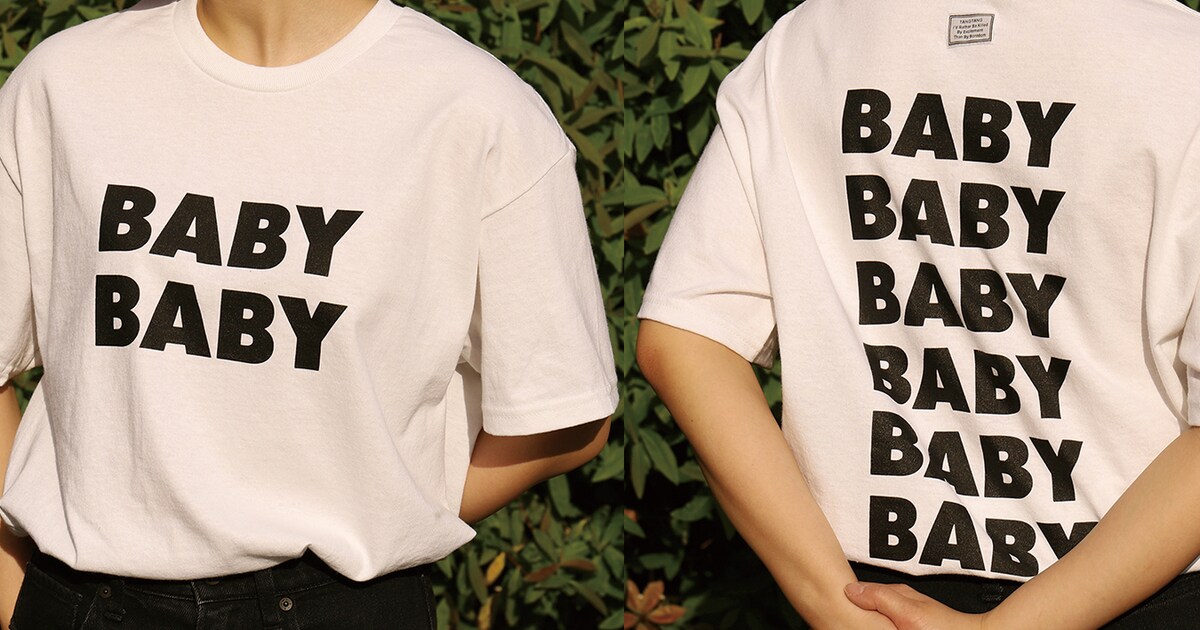 銀杏BOYZ×TANGTANG「BABY BABY Tシャツ」復刻カラー＆新色で発売 