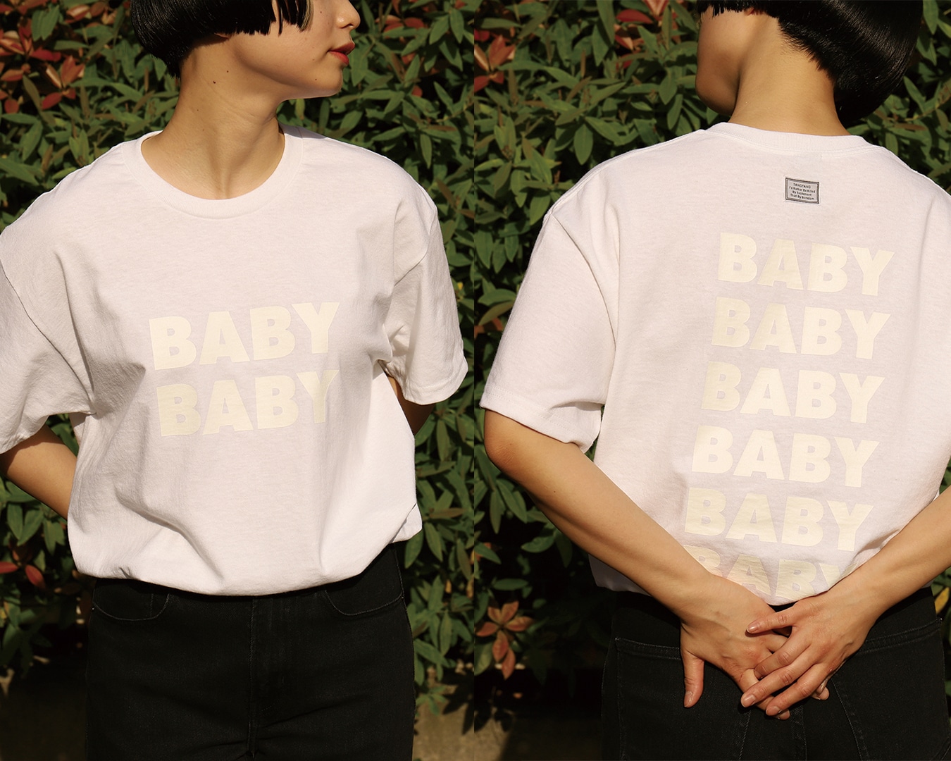 銀杏BOYZ×TANGTANG「BABY BABY Tシャツ」