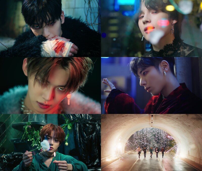 TOMORROW X TOGETHER「Good Boy Gone Bad」ミュージックビデオより。