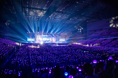 「SEVENTEEN 2022 JAPAN FANMEETING 'HANABI'」の様子。(c)PLEDIS Entertainment