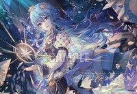 “星街すいせい全力応援店”での予約者にプレゼントされるポスターのサンプル。