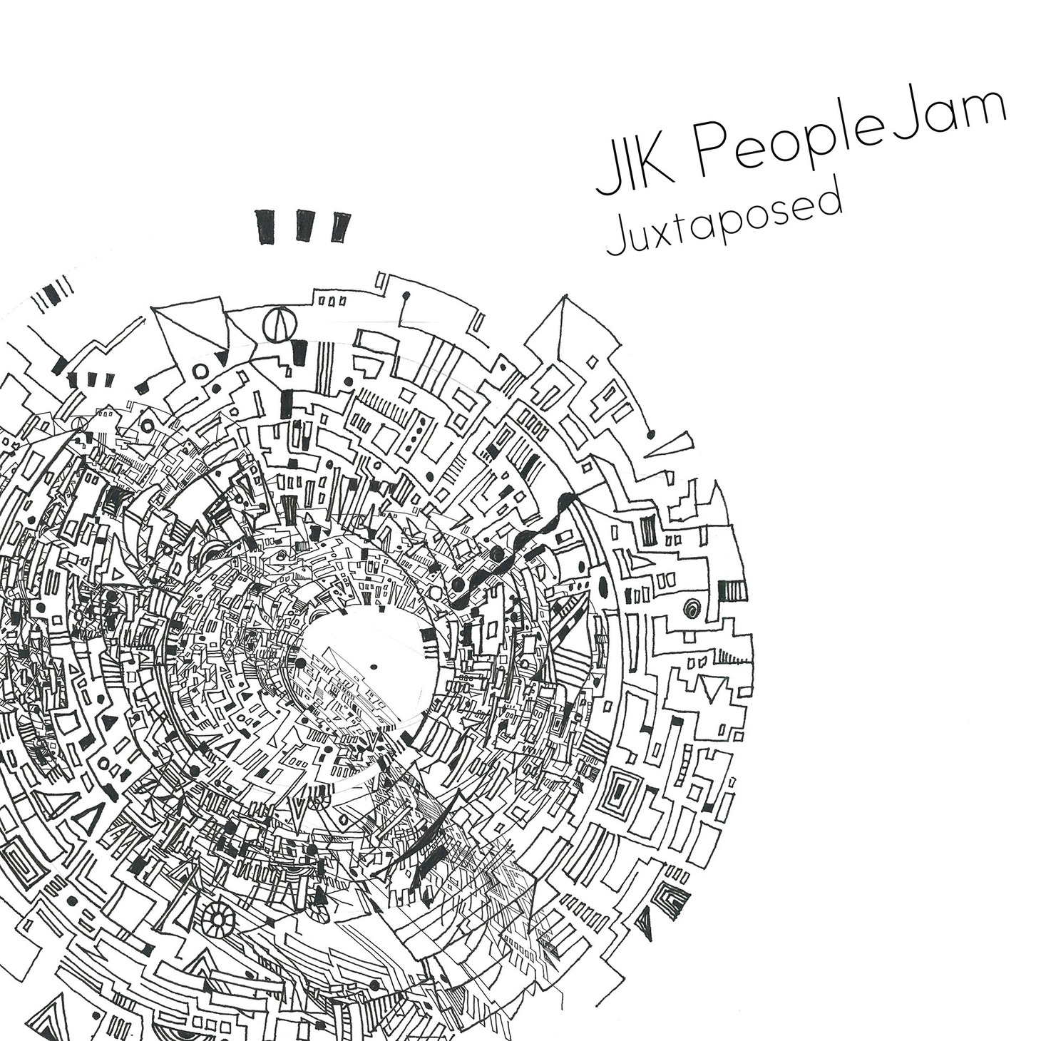 JIK PeopleJam「Juxtaposed」配信ジャケット