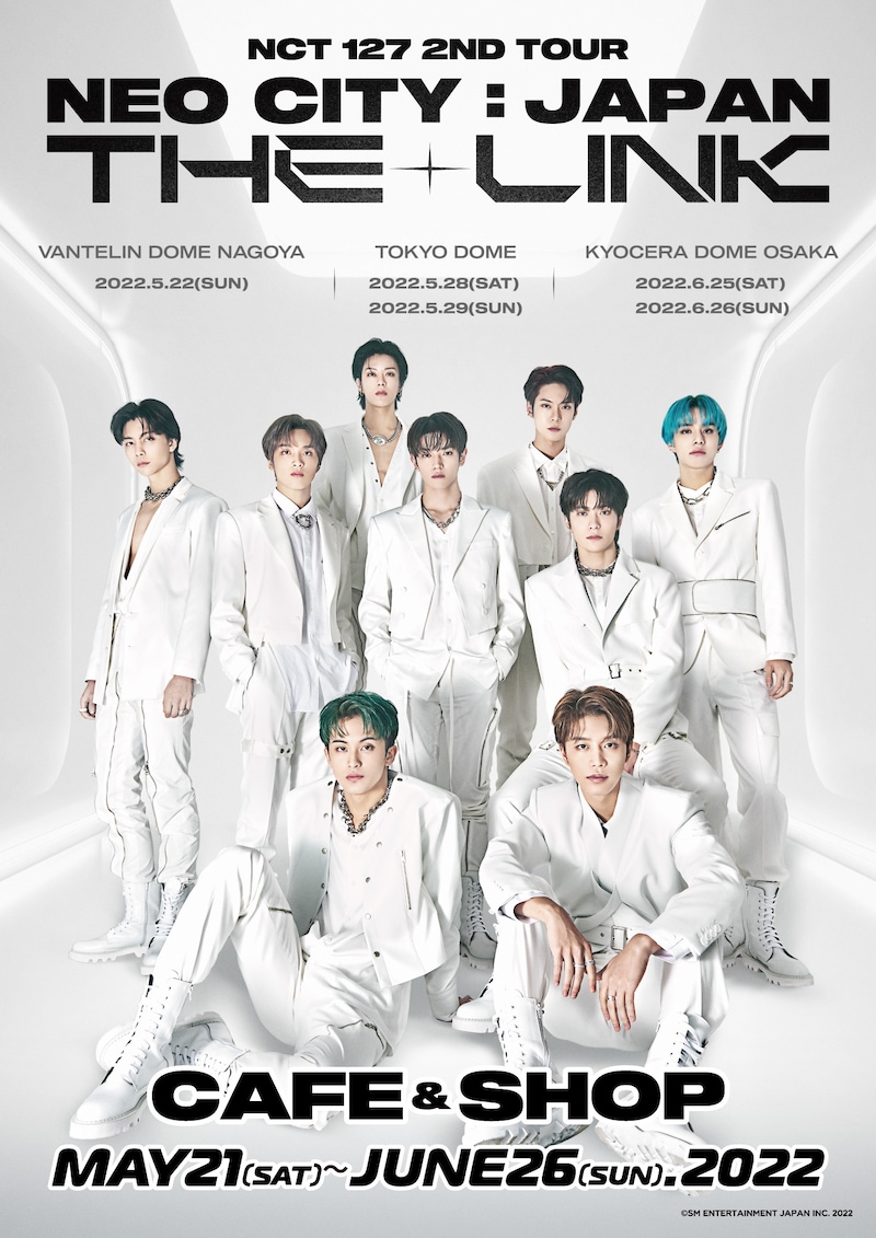 「NCT 127 2ND TOUR 'NEO CITY:JAPAN - THE LINK' CAFE&SHOP」ビジュアル