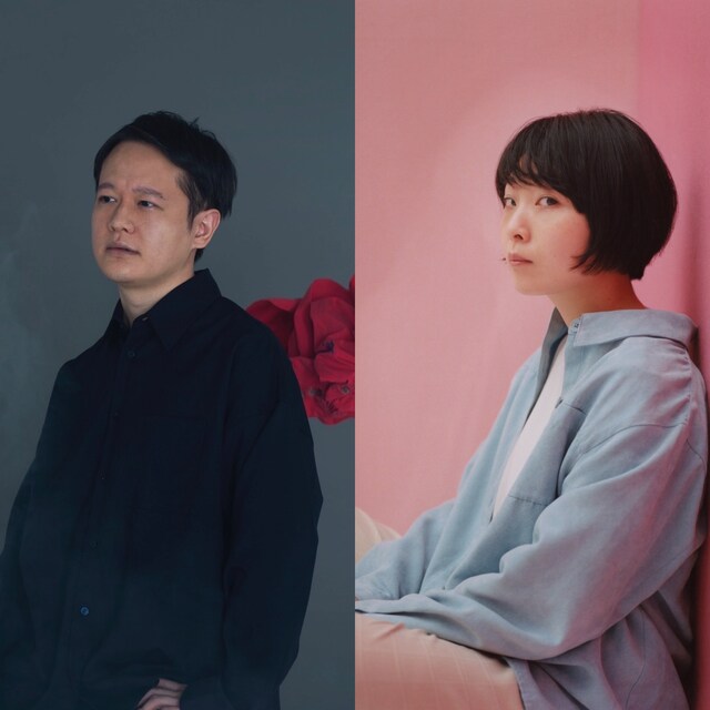 左からbutaji、mei ehara。