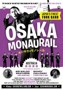 オーサカ=モノレール「OSAKA MONAURAIL AUSTRALIA TOUR 2022GUESTS "KING OF FUNK" RICKEY CALLOWAY ＆ SIR WALDO WEATHERS （JAMES BROWN'S BAND）」フライヤー