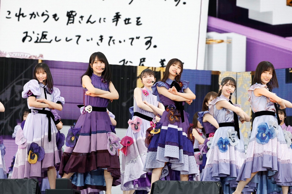 「乃木坂46 10th YEAR BIRTHDAY LIVE」2日目公演の様子。