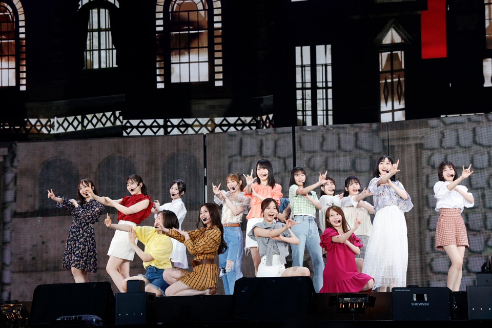 「乃木坂46 10th YEAR BIRTHDAY LIVE」2日目公演の様子。