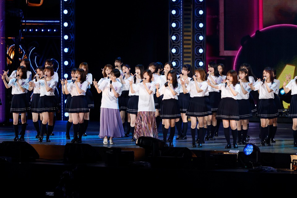 「乃木坂46 10th YEAR BIRTHDAY LIVE」1日目公演の様子。
