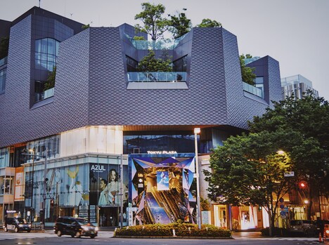 東急プラザ表参道原宿の様子。