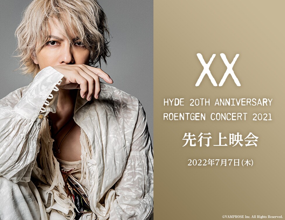 HYDE/20th Anniversary ROENTGEN Concert … HYDE 20th Anniversary ROENTGEN Concert 2021 Complete Box