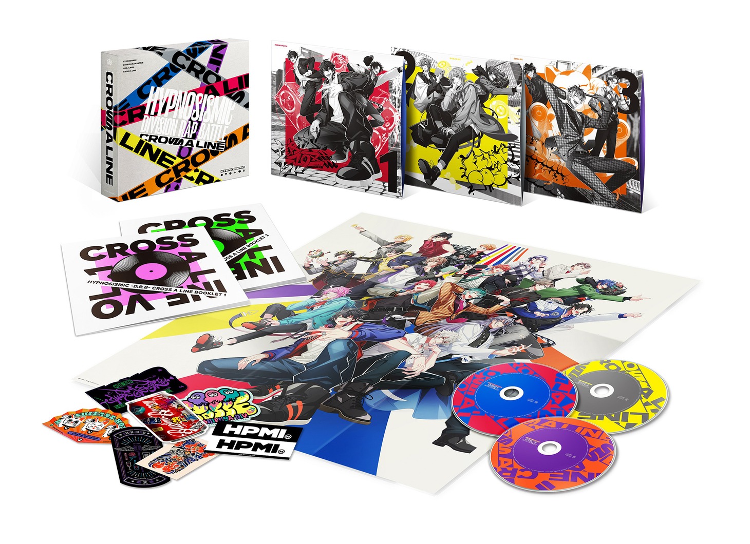 ヒプノシスマイク「CROSS A LINE」初回限定盤展開図