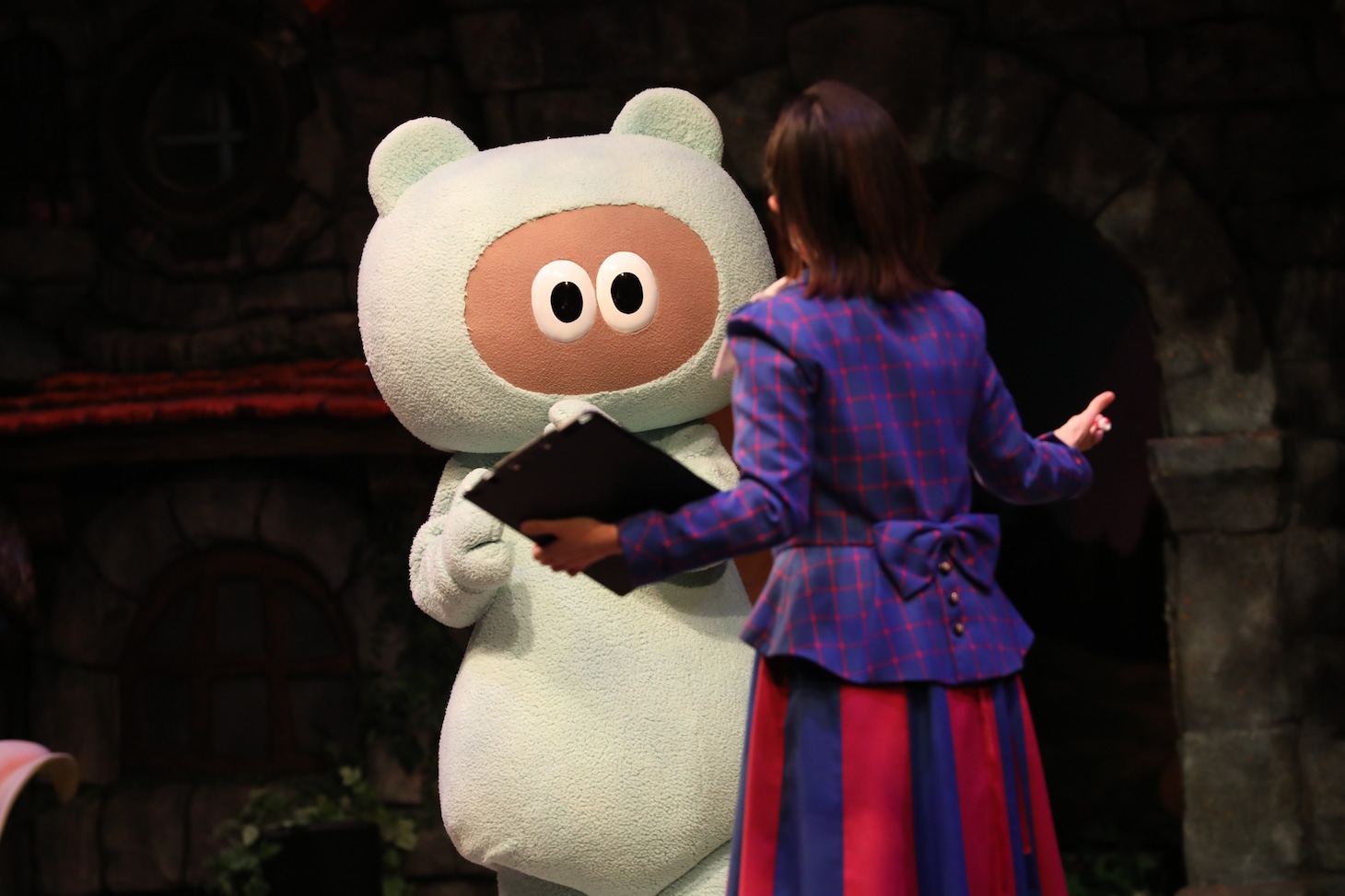 「根本宗子 presents 『たぬきゅんフレンズ、レッツオーディション！～3人組は波乱万丈!?～』」より。