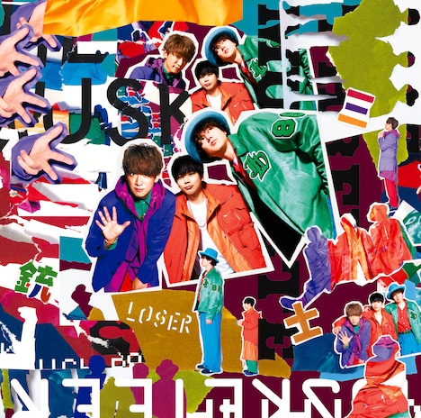 NEWS「LOSER / 三銃士」初回“三銃士”盤ジャケット