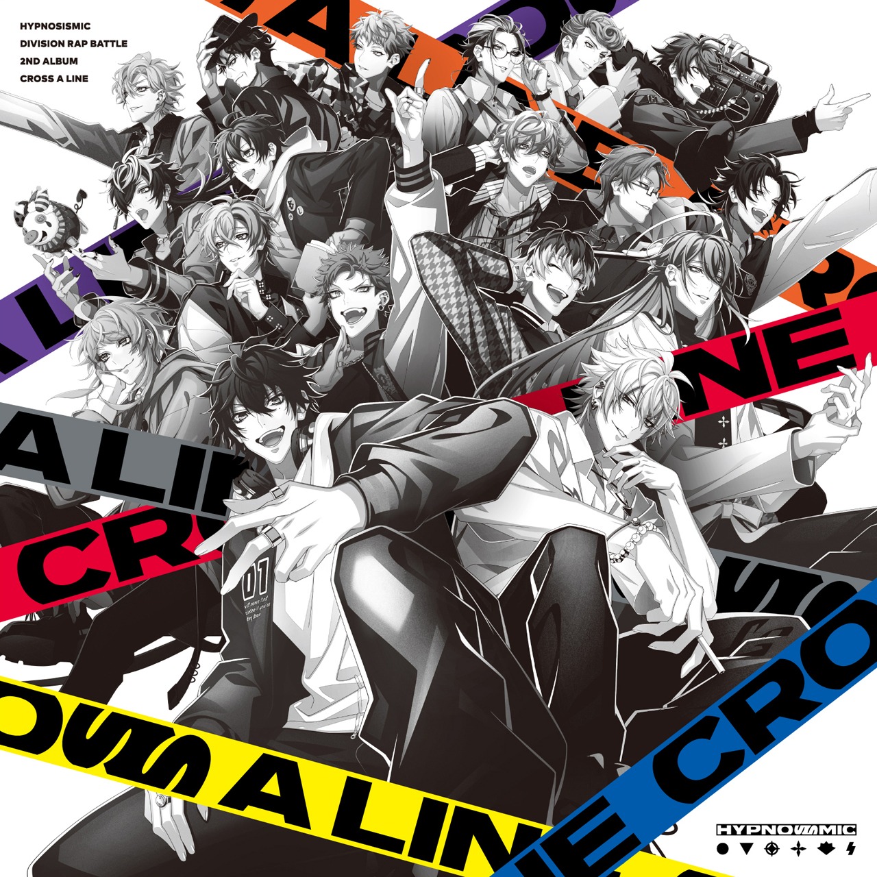 ヒプノシスマイク「CROSS A LINE」通常盤ジャケット