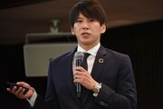 プレミアムウォーター代表取締役社長の萩尾陽平氏。