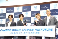 左からEXILE TETSUYA、EXILE NAOTO、白濱亜嵐、関口メンディー。