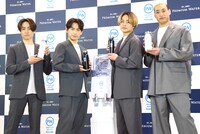 左からEXILE TETSUYA、EXILE NAOTO、白濱亜嵐、関口メンディー。