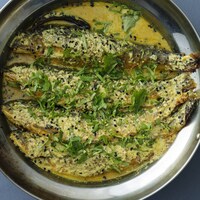 鮎のマスタードジョル（撮影：木寺紀雄）