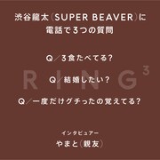 「RING3」第29回の質問一覧。